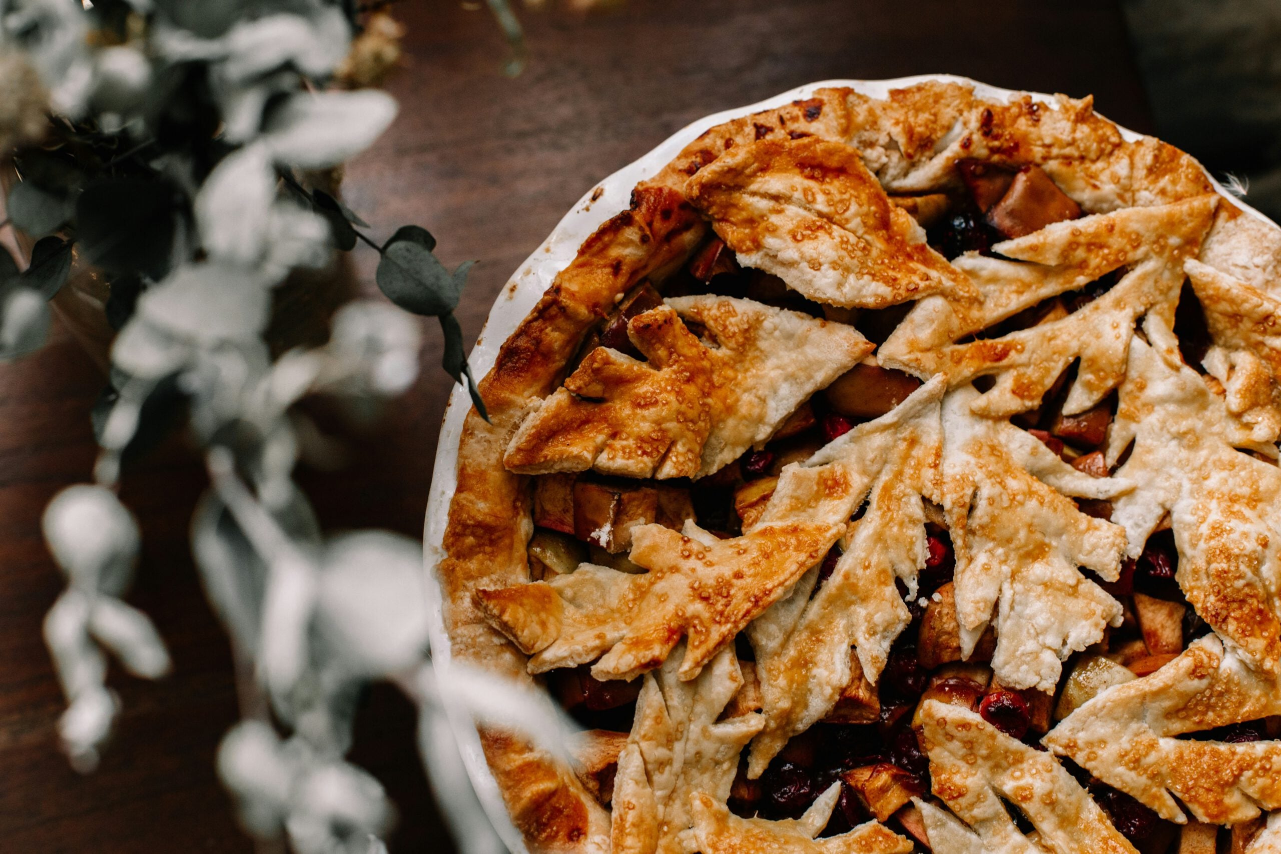 Apple, Pecan and Coconut Granola with Berries